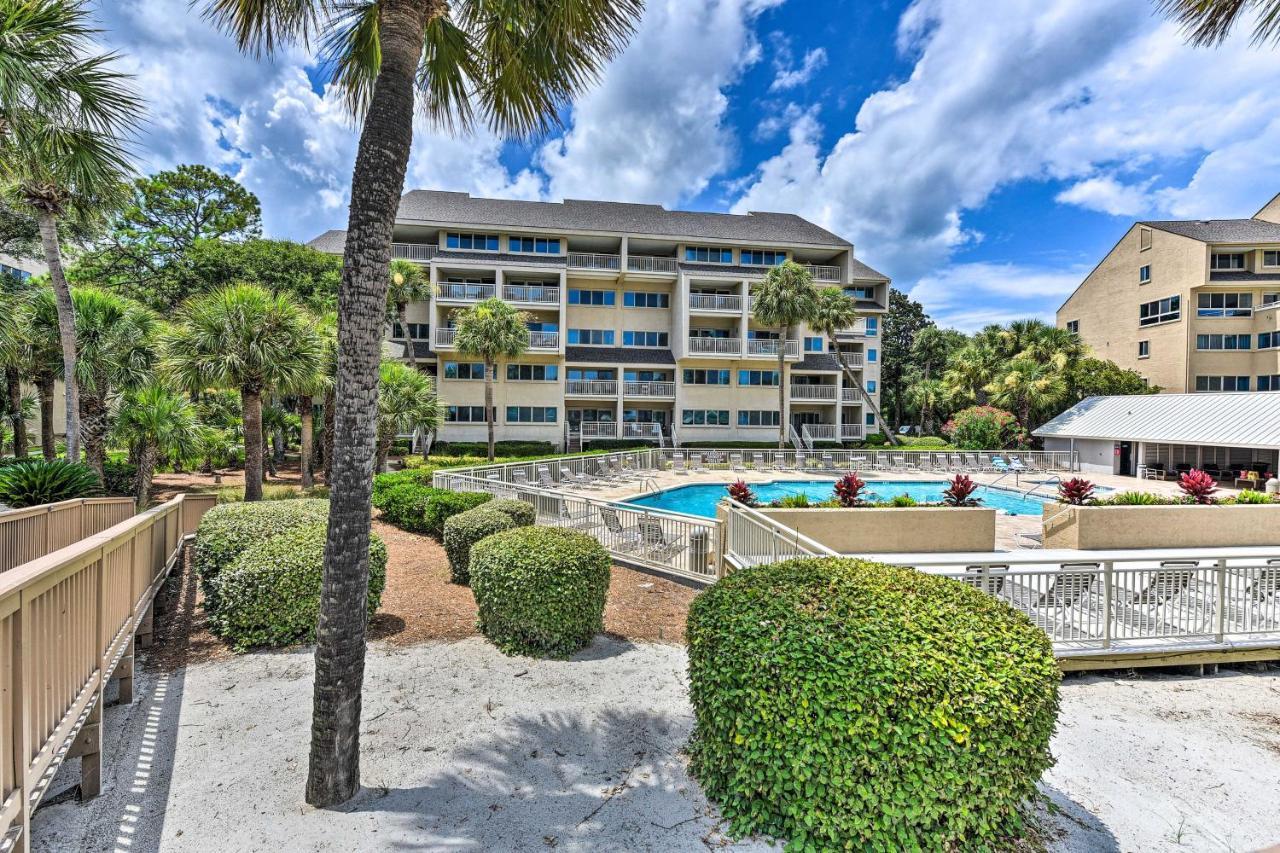 Palmetto Dunes Villa With Views Steps To Beach! Hilton Head Island Bagian luar foto