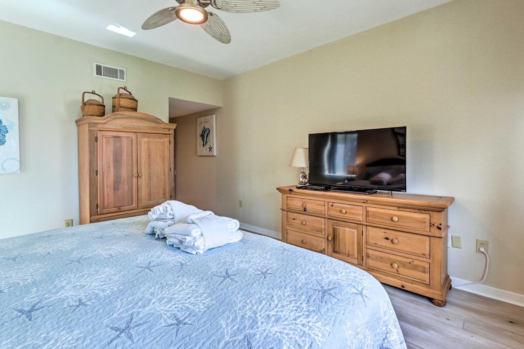 Palmetto Dunes Villa With Views Steps To Beach! Hilton Head Island Bagian luar foto